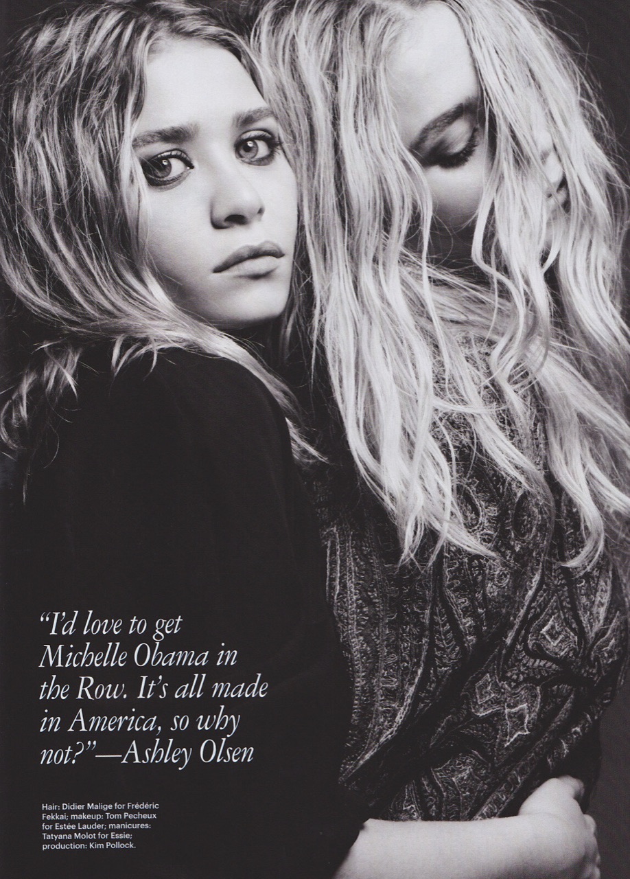 Mary Kate and Ashley for Elle