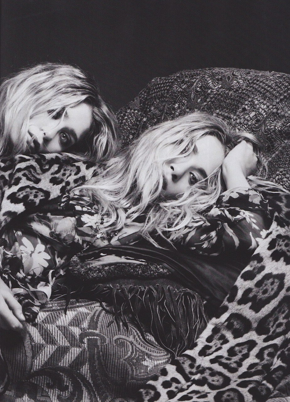 Mary Kate and Ashley for Elle